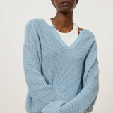 Knitted Jersey - Dove Blue — view 7