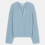 Knitted Jersey - Dove Blue — view 2