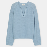 Knitted Jersey - Dove Blue — view 2