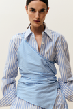 Wrap Top - Cornflower Blue