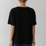 The Jersey Oversized Tee - Jet