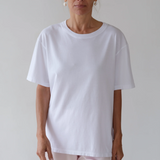 The Jersey Oversized Tee - Powder