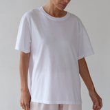 The Jersey Oversized Tee - Powder