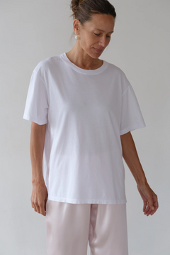 The Jersey Oversized Tee - Powder