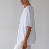 The Jersey Oversized Tee - Powder