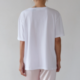 The Jersey Oversized Tee - Powder
