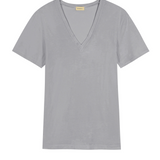 The Jersey Relaxed V-Neck - Heather Grey