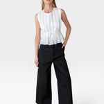 Plait Long Top - White — view 10