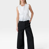 Plait Long Top - White — view 10