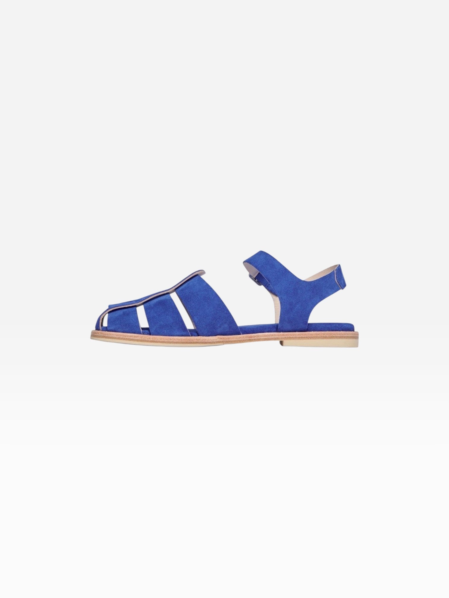 Sera Fisherman Sandal - Cobalt Suede — view 4