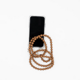 Bead Phone Necklace - Mocca