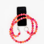 Ina.Seifart Big Bead Phone Necklace - Pink Mix