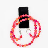 Ina.Seifart Big Bead Phone Necklace - Pink Mix