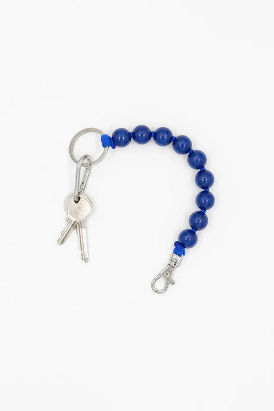 Ina.Seifart Big Beaded Keychain - Blue