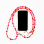 Ina.Seifart Bead Phone Necklace - Pink Mix