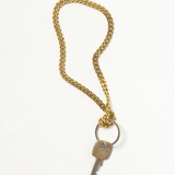 Panzer Medium Keychain - Brass