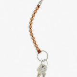 Beaded Keychain - Mocca