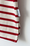 Marseille Boat Neck Top - Red Stripe