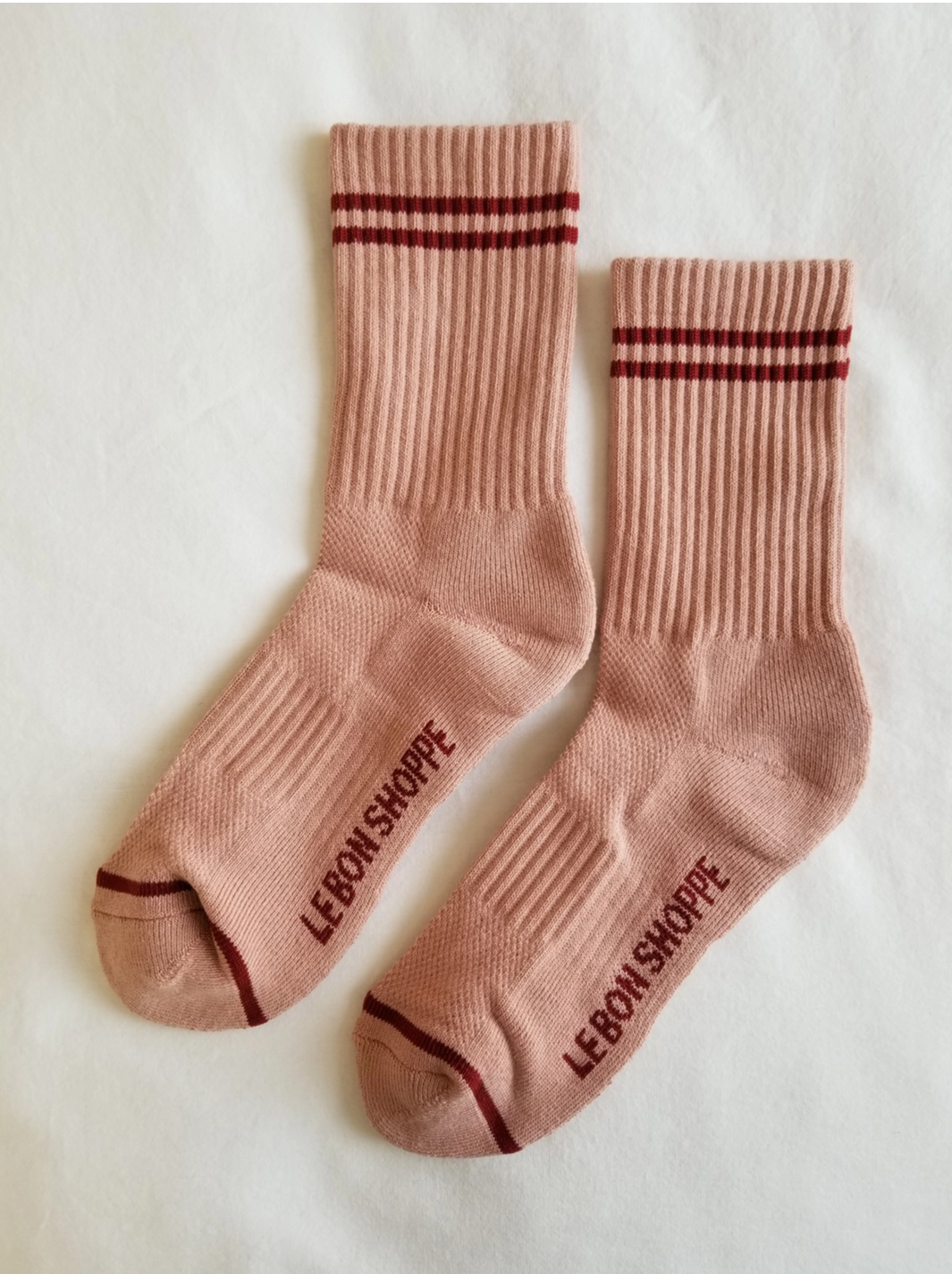 Boyfriend Socks Vintage Pink
