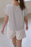 Chérie Tee - White / Navy