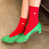 Embroidered Her Socks