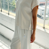 Jeanne Cotton Tee - Naturel