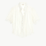 Dacy Embroidered Top - Ecru