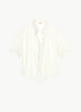 Dacy Embroidered Top - Ecru