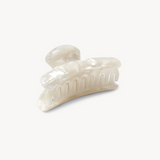 Grande Heirloom Claw Clip in White Shell