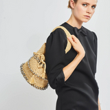 Crystal Bucket Bag - Natural