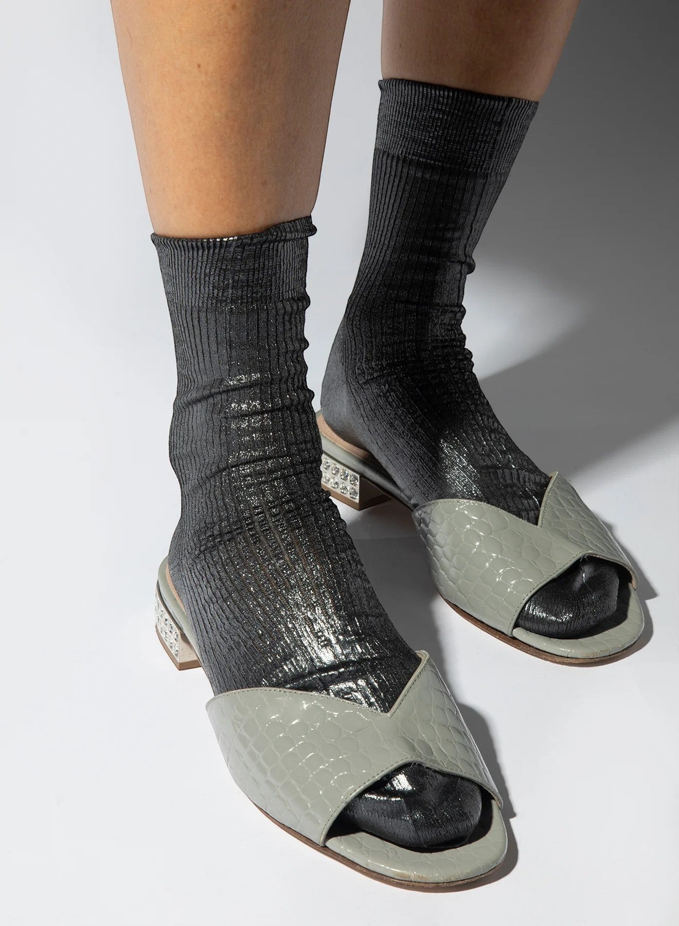 Italian Laminated Socks — view 22