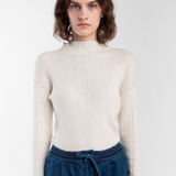 Isla Rib Top - Cream