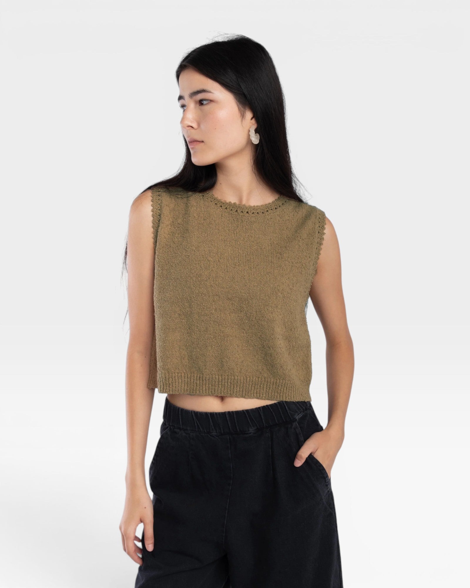Micaela Greg Boucle Tank - Ginger