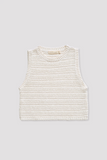 Ribbon Tank - Cream