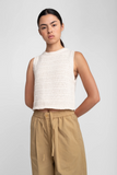 Ribbon Tank - Cream