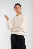 Ribbon Sweater - Cream