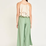 Goa Cutwork Tank - Parchment