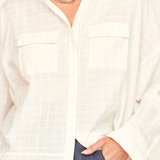 Kyoto Shirt - White Box Stitch