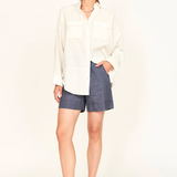 Kyoto Shirt - White Box Stitch