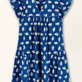 Belem Dress - Indigo Conch