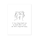 Conjoined Twins Card