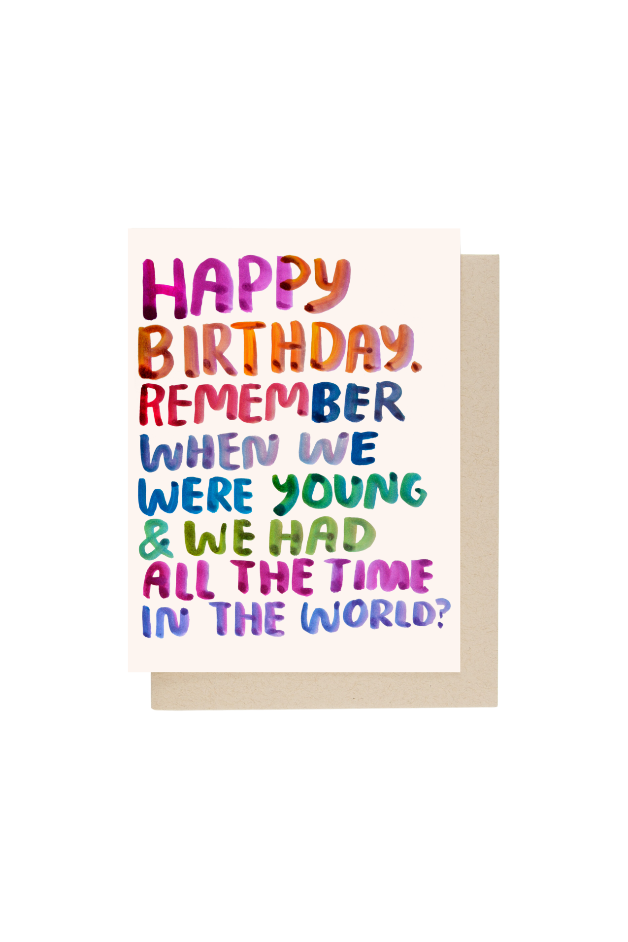 People I've Loved Remember When Birthday Card