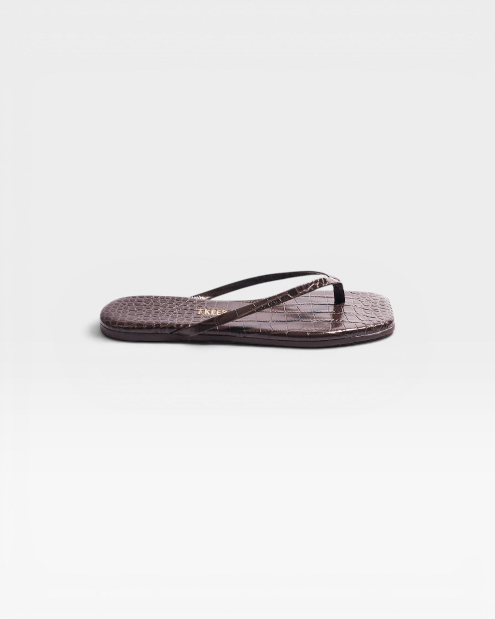 Square Toe Lily Croc Flip Flop Sandal — view 3