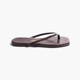 Square Toe Lily Croc Flip Flop Sandal