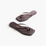 Square Toe Lily Croc Flip Flop Sandal — view 2