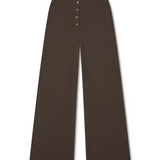 Pointelle Lounge Pant - Espresso
