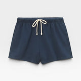 Perfect White Tee Layla French Terry Sweat Short - Navy