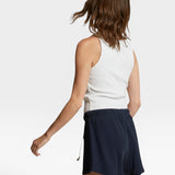 Layla French Terry Sweat Short - Navy — view 4