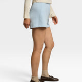 Layla French Terry Sweat Short - Powder Blue — view 4