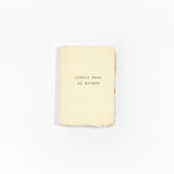 Deckled Edge Notebook